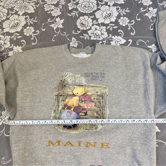 Maine Oversize Sweatshirt Sz Medium - Picture 12 of 12